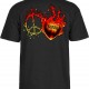 Triko BONES Wheels Boo Heart & Soul Black