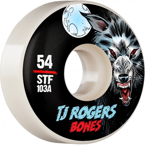 Kolečka BONES PRO STF Rogers Black Wolf 54mm V3 103a