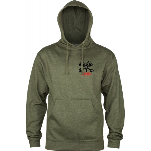 Mikina Powell Peralta Rat Bones Army Heather