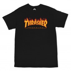T-Shirt Thrasher Flame Black