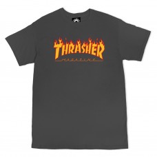 T-Shirt Thrasher Flame Charcoal