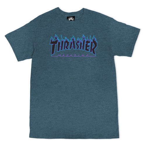 Triko Thrasher Flame Dark Heather