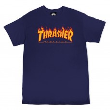 Triko Thrasher Flame Navy blue