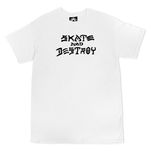 Triko Thrasher Skate and Destroy white