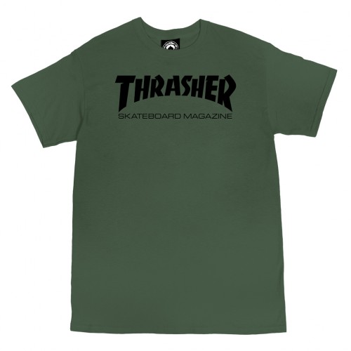 T-Shirt Thrasher Skate Mag Army Green