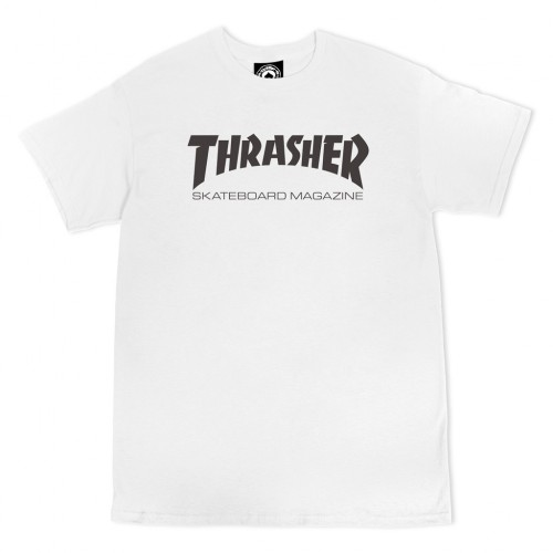 T-Shirt Thrasher Skate Mag White