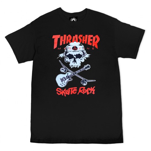Triko Thrasher Skate Rock Skull