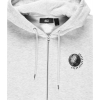 Antix Globos Zip Hoodie heather grey