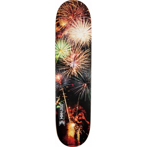 Mini Logo Small Bomb Skateboard Deck 127 Fireworks - 8 x 32.125