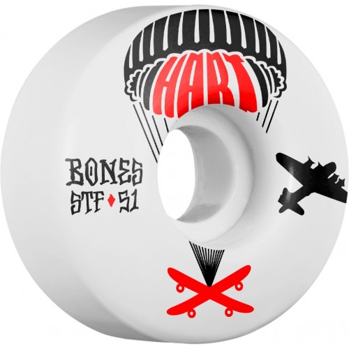 Kolečka BONES STF Pro Hart Drops 51x30 V1 Skateboard Wheel 83B 4pk