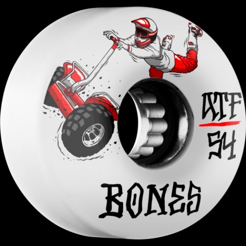 BONES ATF SEG Cross 54x32 Skateboard Wheel 80a 4pk