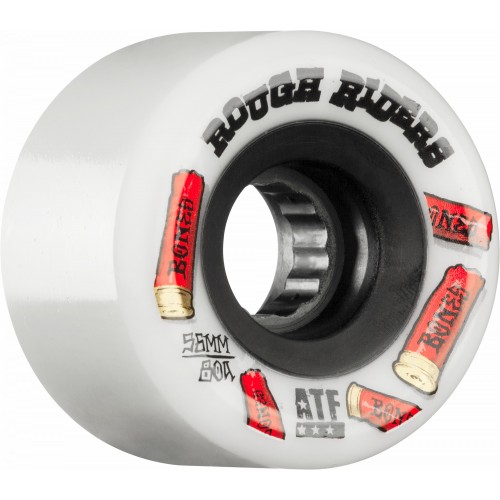 BONES ATF Rough Riders Shotgun 56mm Skateboard Wheel 4pk White