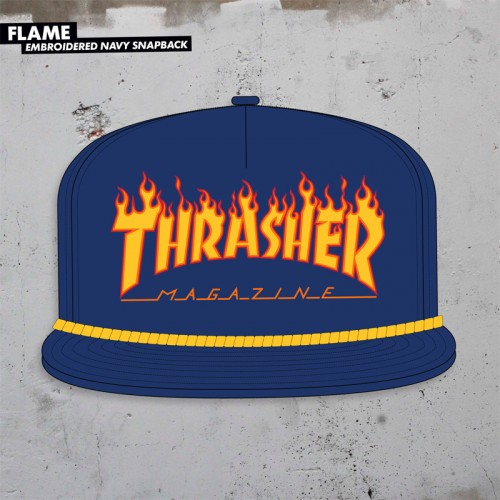 Kšiltovka Thrasher BTS 2018 Flame Rope Snapback