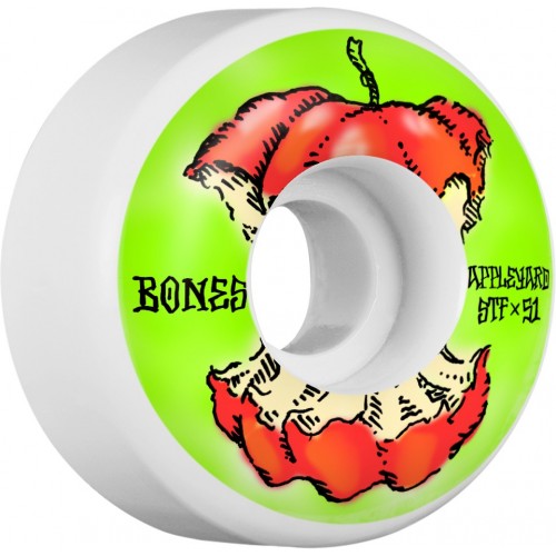 Kolečka BONES WHEELS STF Pro Appleyard Apple Skateboard Wheel 51mm 4pk