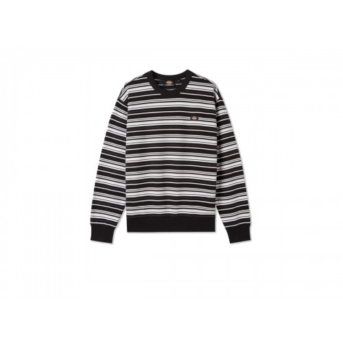 Dickies Westover Stripe Sweatshirt černá / bílá