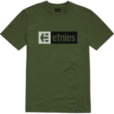 Etnies New Box S/S Tee olivové