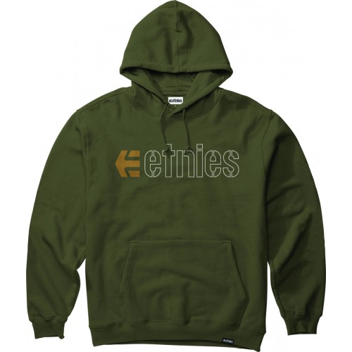 Etnies Ecorp Hoodie olivová