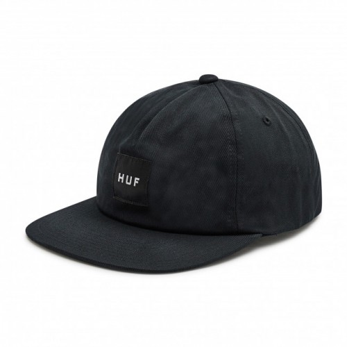 HUF Ess Unstructured Box Snapback černá