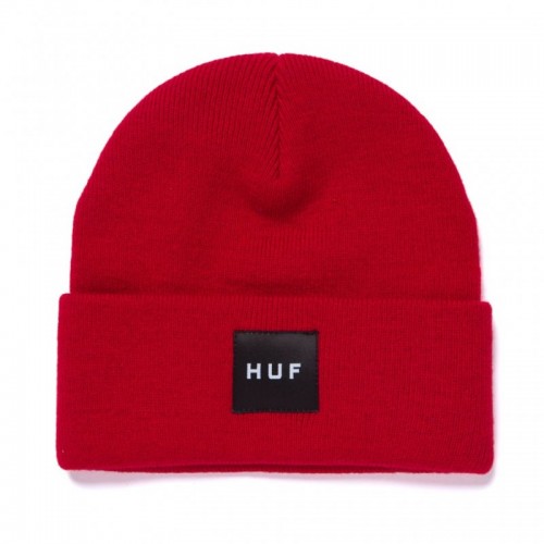 HUF Essentials Box Logo Beanie red