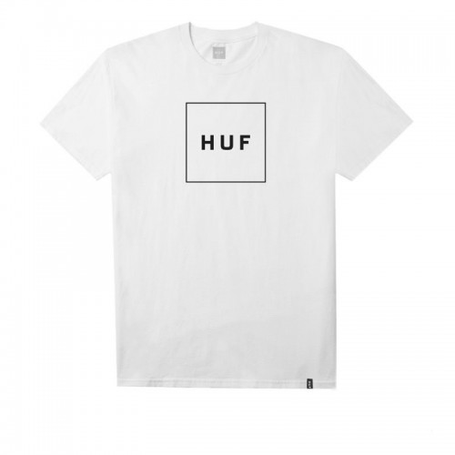 HUF Essentials Box Logo Tee bílé