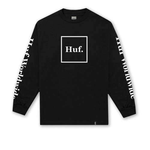 HUF Essentials Domestic Longsleeve černé