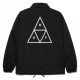 HUF Essentials Triple Triangle Coaches Jacket černá