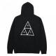 HUF Essentials Triple Triangle Hoodie černá