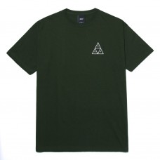 HUF Essentials Triple Triangle Tee forest green