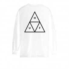 HUF Essentials TT Longsleeve bílé