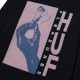 HUF Light Up Jacquard Longsleeve black