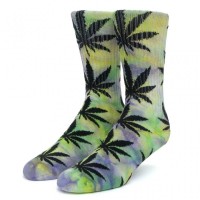 HUF Plantlife Tiedye Sock zelené / černé