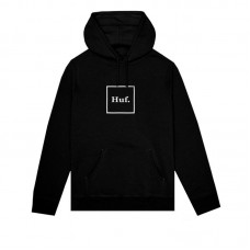 HUF Essentials Box Logo Hoodie black