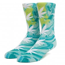 HUF Digtial Plantlife Sock zelené
