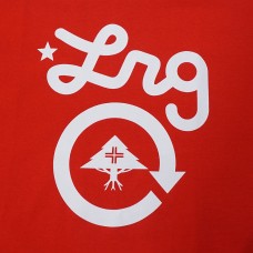 LRG Cycle Logo Tee red