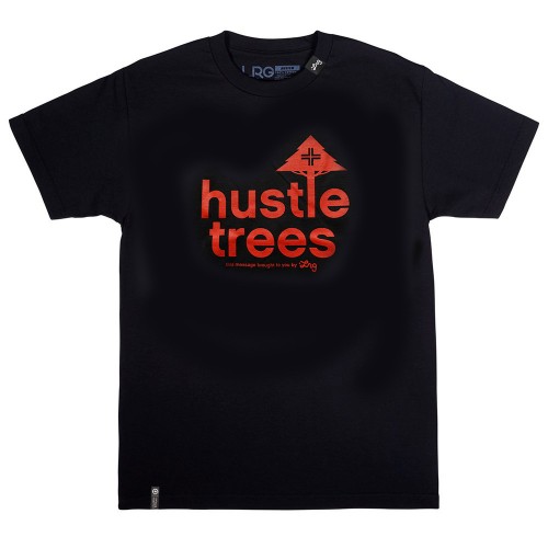 LRG RC Hustle Trees Tee černé / červené