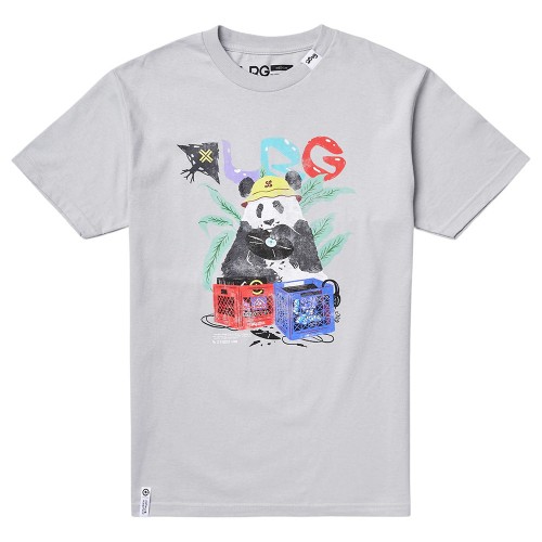 LRG Panda Crate Dig SS Tee šedé