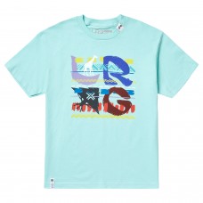 LRG Stacked Bass SS Tee tyrkysové