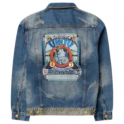 LRG System Culture Denim Jacket denim blue