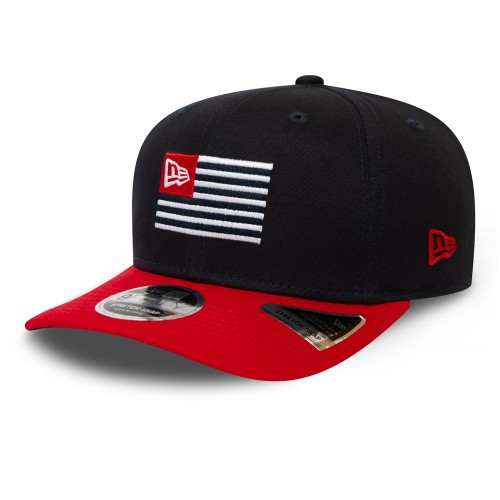 New Era 950 Stretch snap flagged black / red