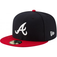 New Era 5950 MLB Acperf Emea HM ATLBRA navy / červená