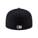 New Era 5950 MLB Acperf Emea HM ATLBRA navy / červená