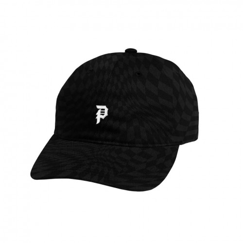 Primitive Check Nylon Strapback Cap černá
