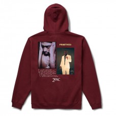 Primitive Voice Hoodie burgundy