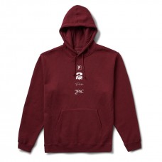 Primitive Voice Hoodie burgundy