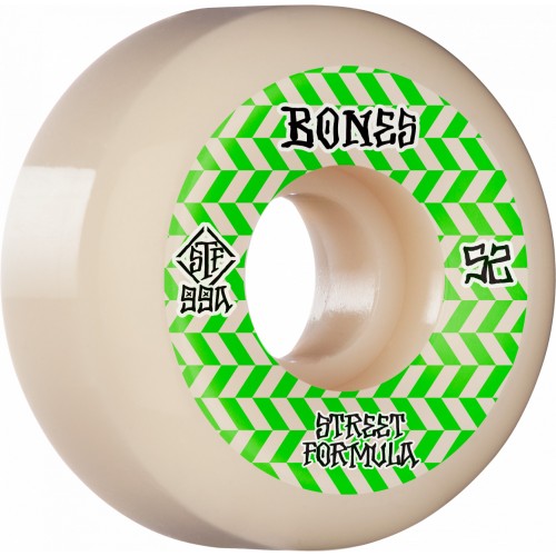 BONES WHEELS STF Patterns Skateboard Wheels V5 52mm 99a 4pk