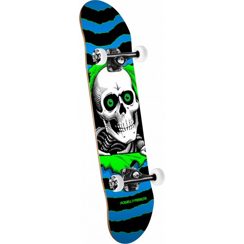 Powell Peralta Ripper One Off 15 Skateboard Blue/Green - 7.75