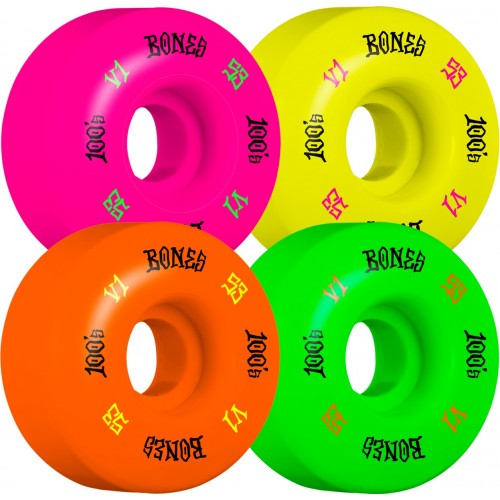 Kolečka BONES OG 100's Party Pack Asst 53mm 