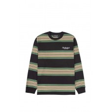 The Hundreds Pier LS Tee černé / žluté / zelené