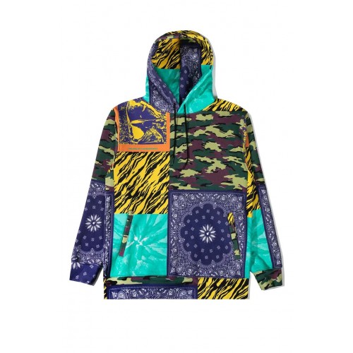 The Hundreds Mixed Media Pullover multicolor