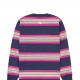 The Hundreds Pier LS Tee navy / růžové